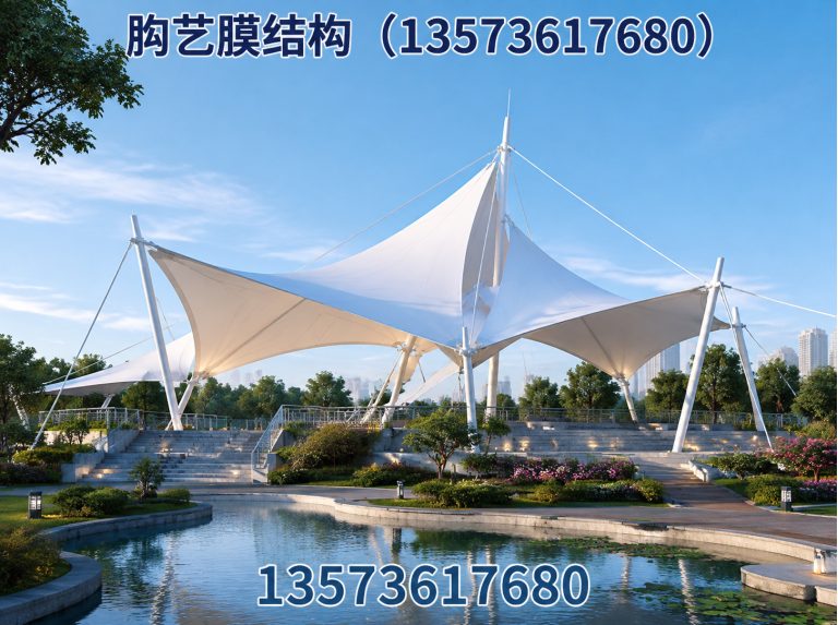 诸城市膜结构加油站展示图